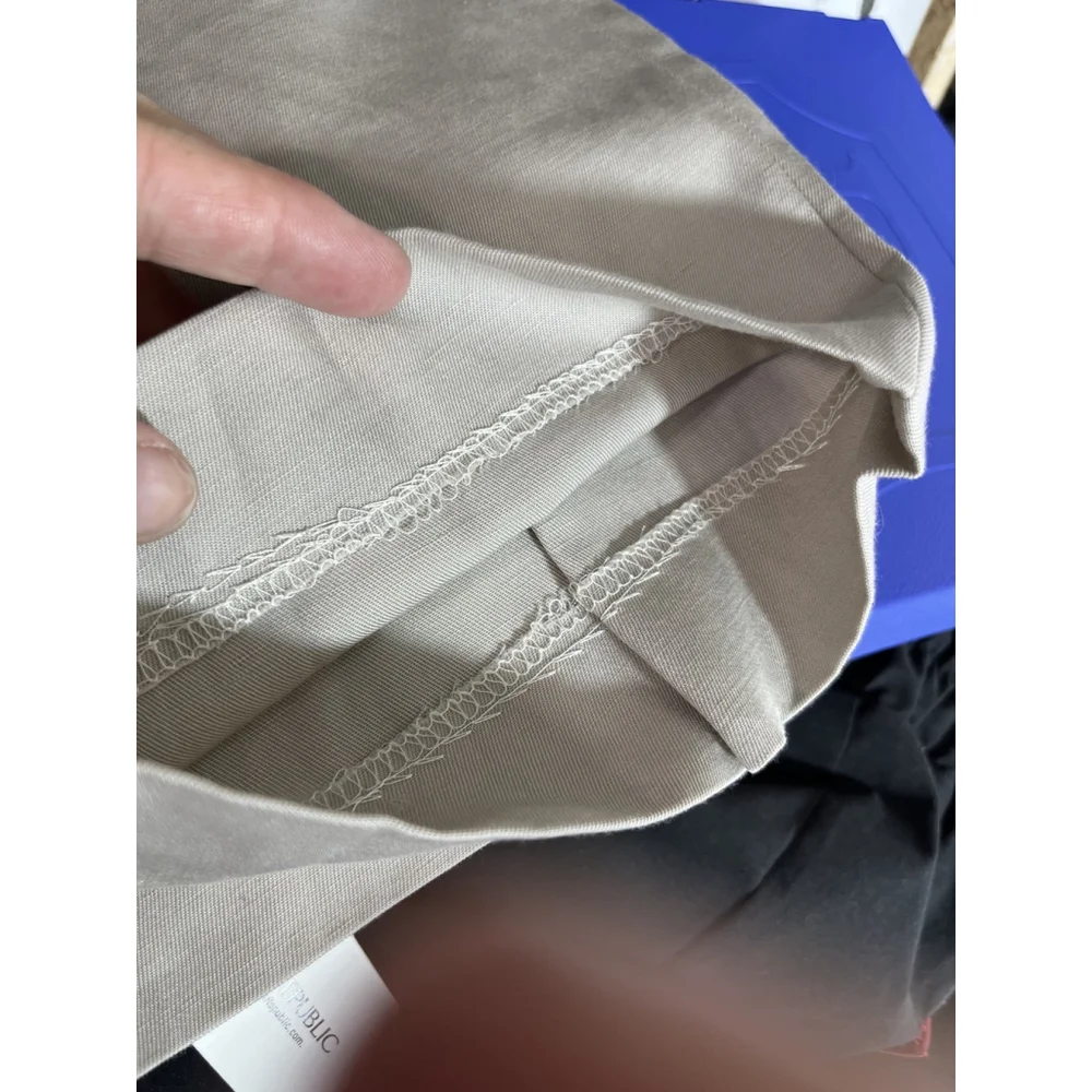 Banana Republic Heritage Pants Mens 33x28 Slim Fit‎ Linen Blend New Hemmed